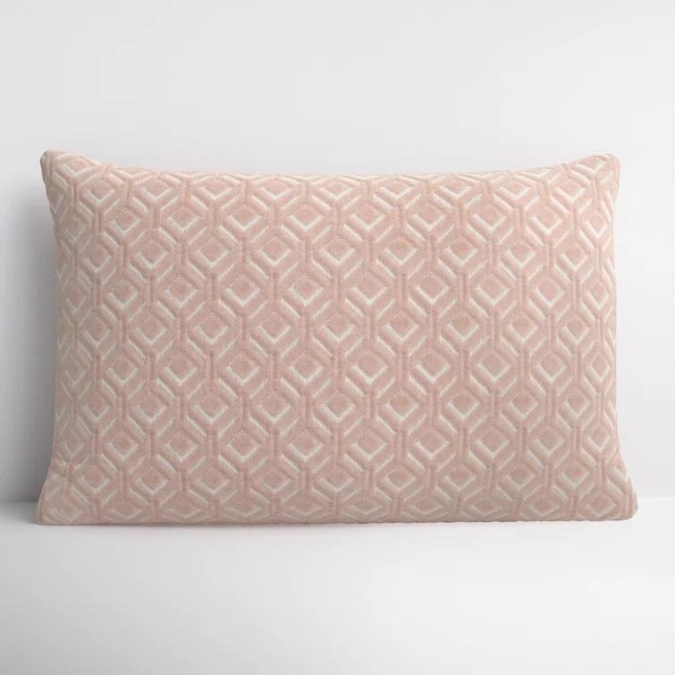 Ryans Embroidered Cotton Lumbar Throw Pillow