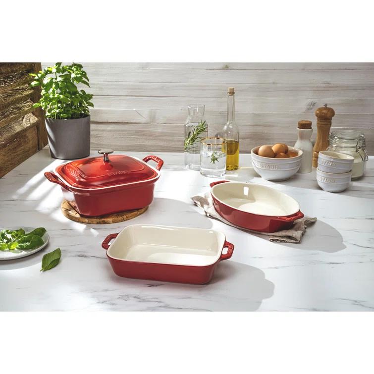 Staub ® Cherry 4-Piece Baking Set