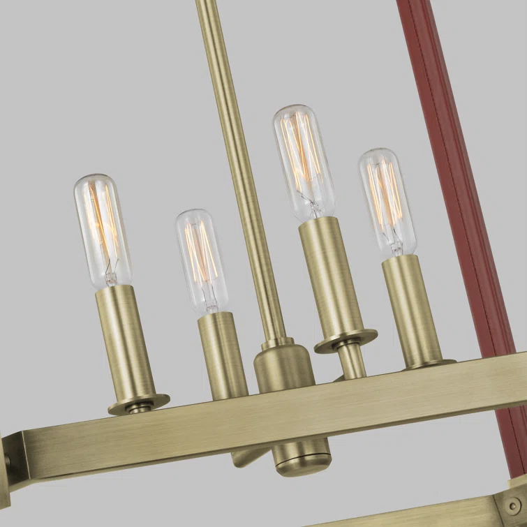 Hadley 4 - Light Dimmable Square / Rectangle Chandelier