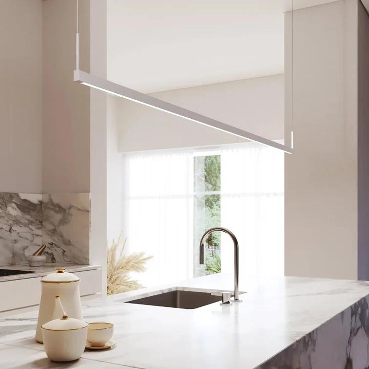 Thin-Line 2 - Light LED Kitchen Island Pendant