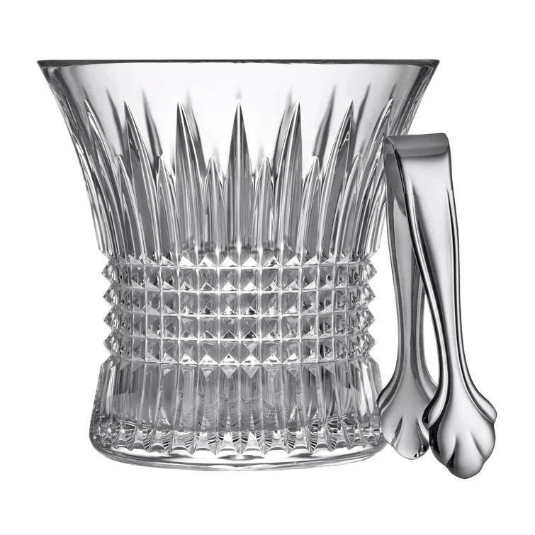 Waterford Lismore Diamond Ice Bucket & Tongs | Wayfair