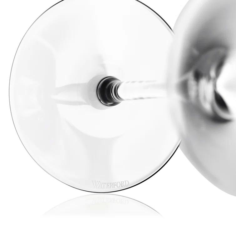 Clear Crystal Minimalist White Wine Glass Set