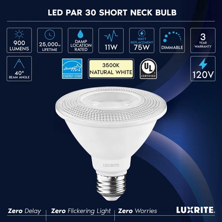 75 Watt Equivalent PAR30 E26/Medium (Standard) Dimmable LED Bulb