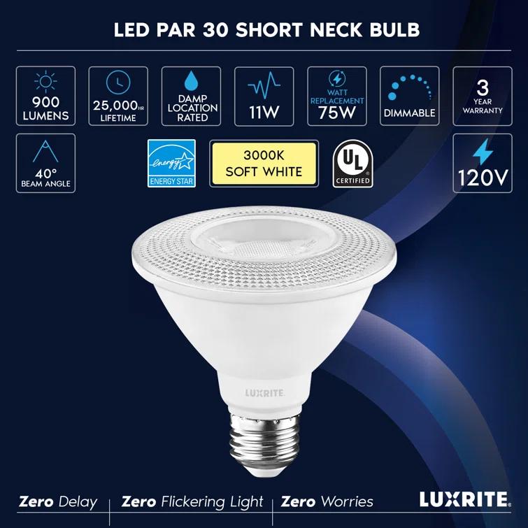 75 Watt Equivalent PAR30 E26/Medium (Standard) Dimmable LED Bulb
