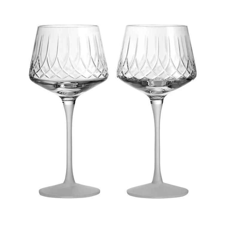 Waterford Lismore Arcus Wine Universal 14 oz (Set of 2)