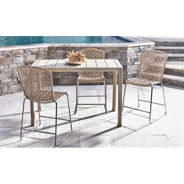 Bernhardt Carmel Wicker Outdoor 24'' Counter Stool