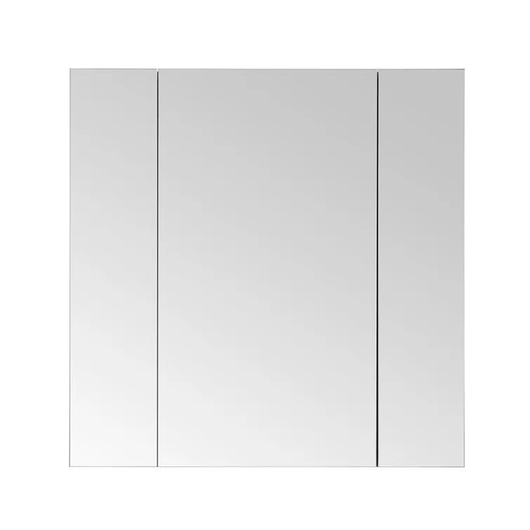AQUADOM R3-3636E Royale Medicine Cabinet with Electrical Outlets, Defogger, Adjustable LED 3X Magnifying Mirror.