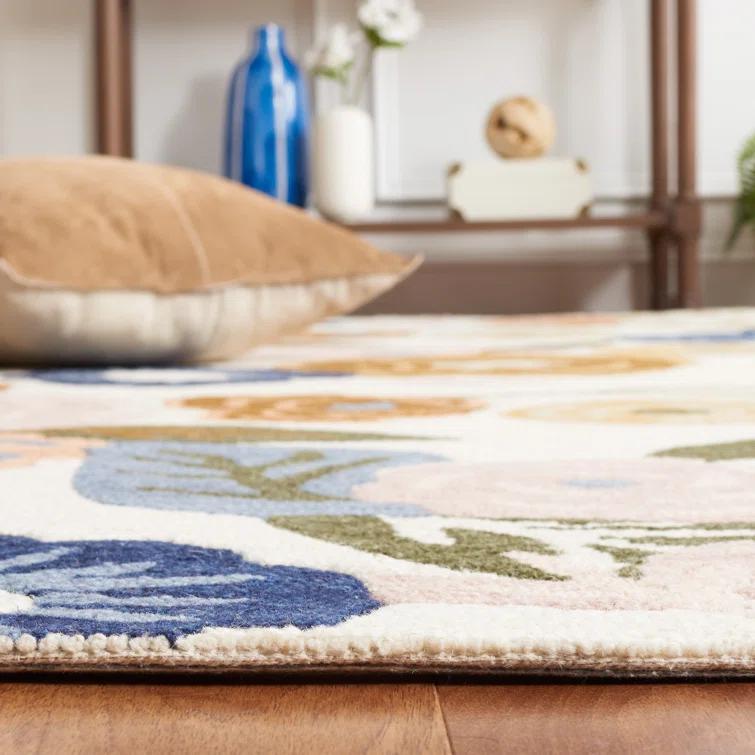 Chelsea Tufted 80% Wool 20% Cotton With Latex Floral Rug