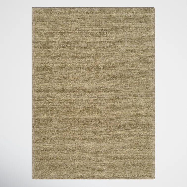 Susie Hand-Knotted Wool Rug - Green / 10' x 14'