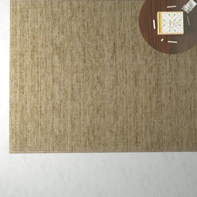 Susie Hand-Knotted Wool Rug - Green / 10' x 14'