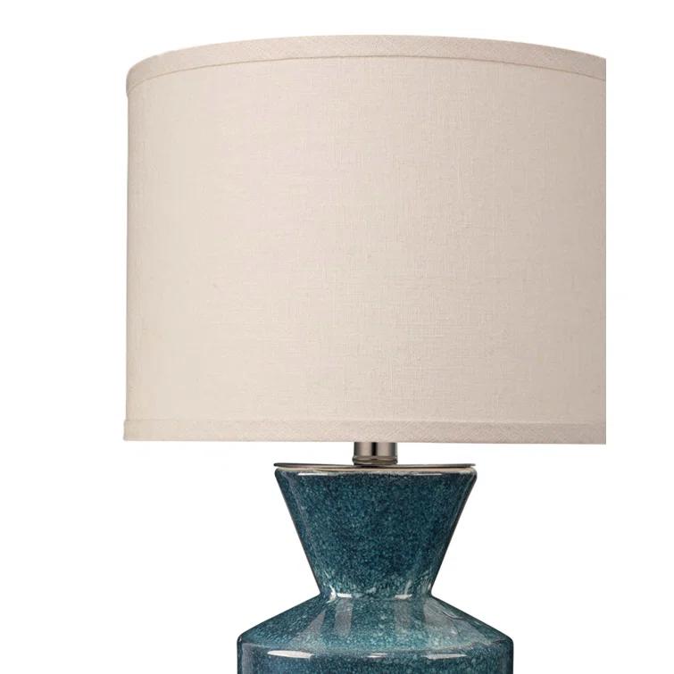 Jamie Young Berkley Ceramic Table Lamp with Linen Shade