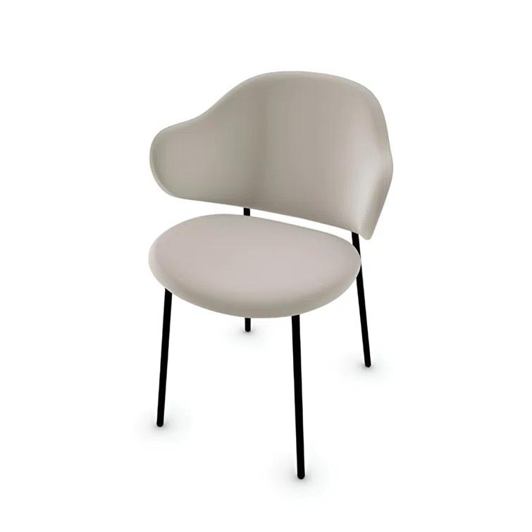 Holly Upholstered Armchair with Metal Frame
