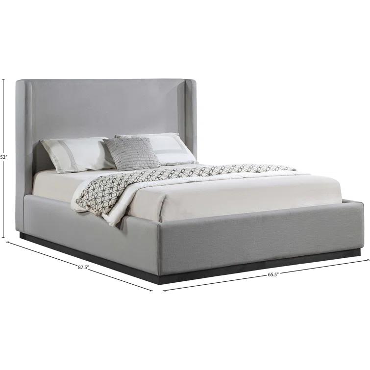 Earby Upholstered Panel Bed