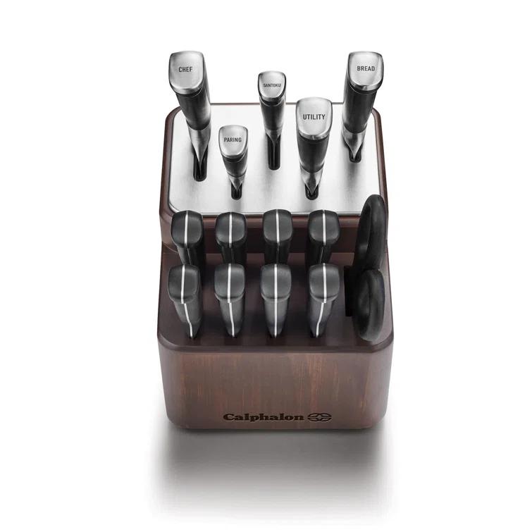 Calphalon ® Premier SharpIN ™ 15-Piece Knife Block Set with Self-Sharpening Knife Block