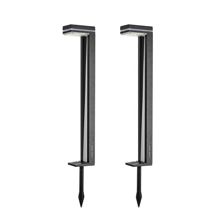Sentry Modern 60 Lumens Solar Outdoor LED Landscape Pathway Light - 2 Pack