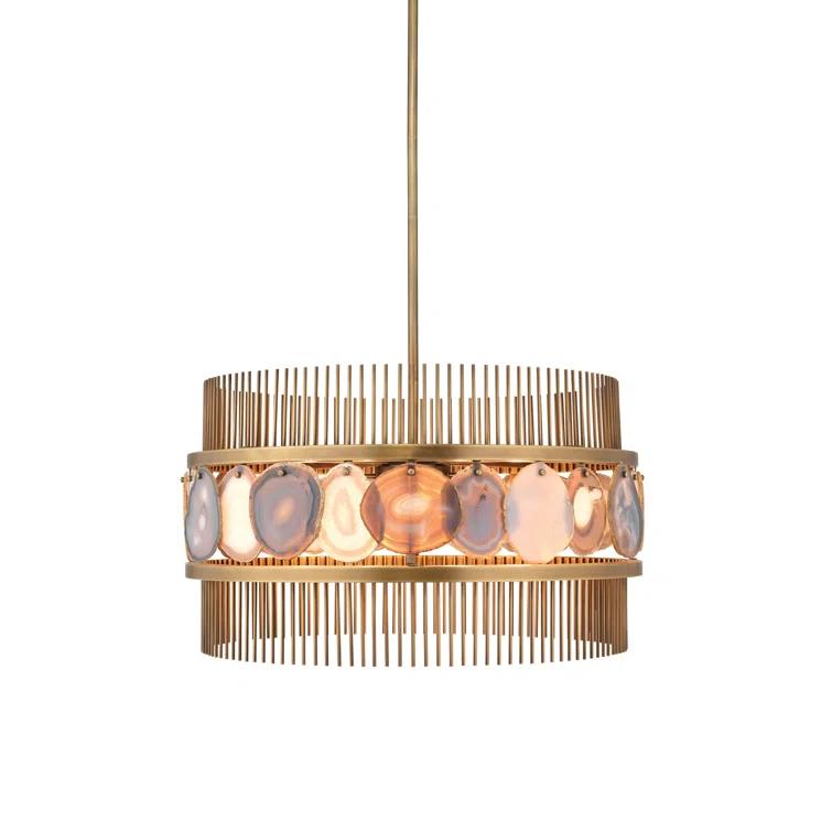 8 - Light Dimmable Round/Oval Chandelier
