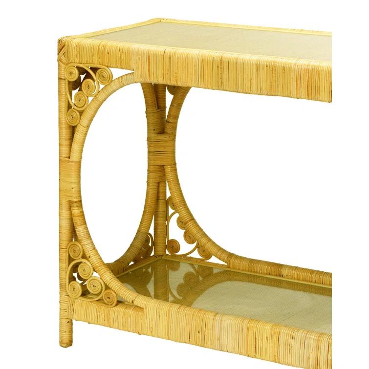 Jamie Young Company Primrose 48'' Glass Top Console Table