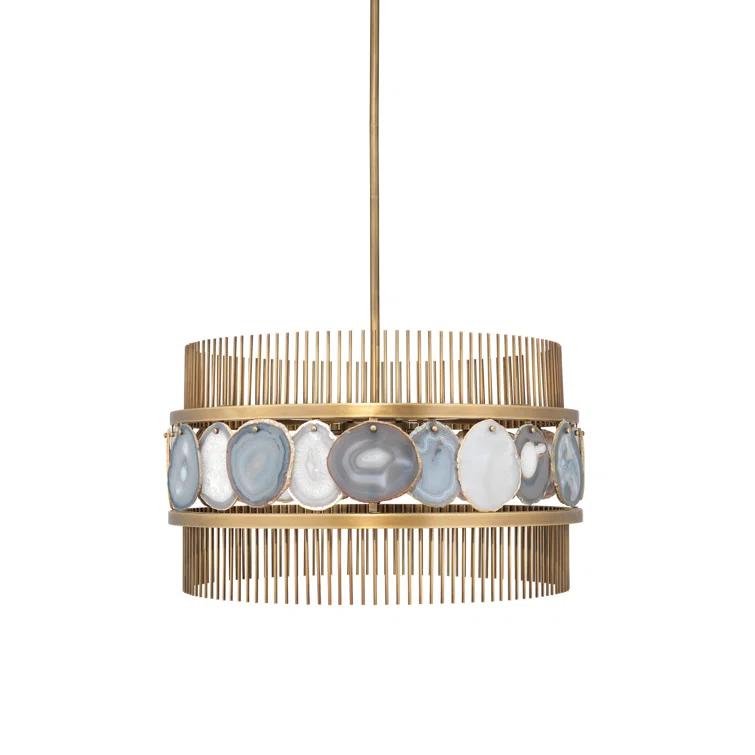 8 - Light Dimmable Round/Oval Chandelier