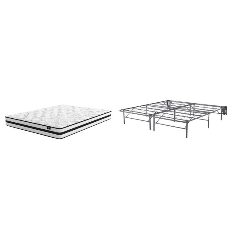 Signature Design by Ashley 8" Firm Mattress and Bed Frame