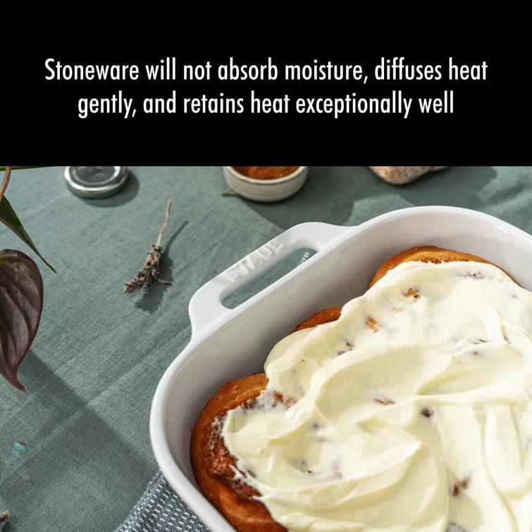 Staub ® White 3-Piece Mixed Baking Dish Set