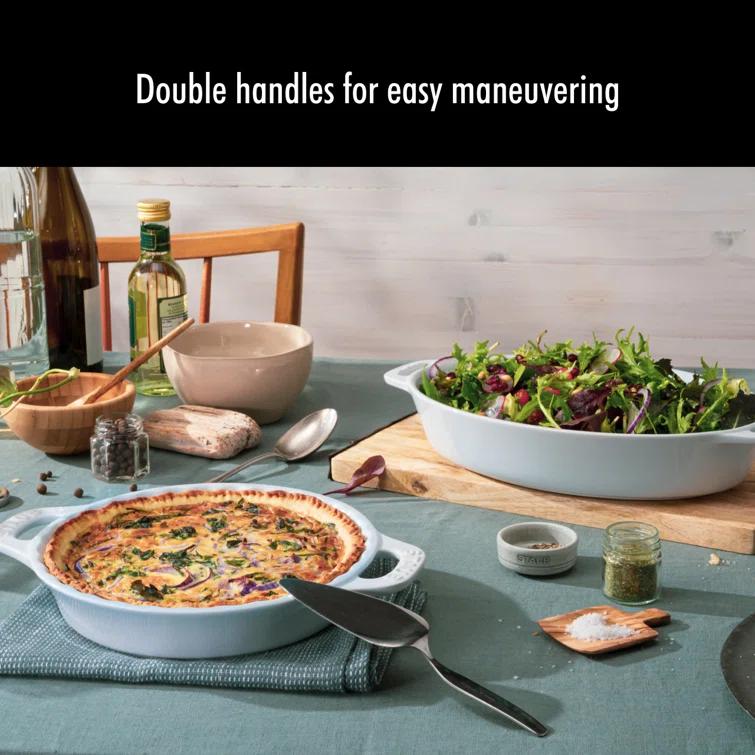 Staub ® White 3-Piece Mixed Baking Dish Set
