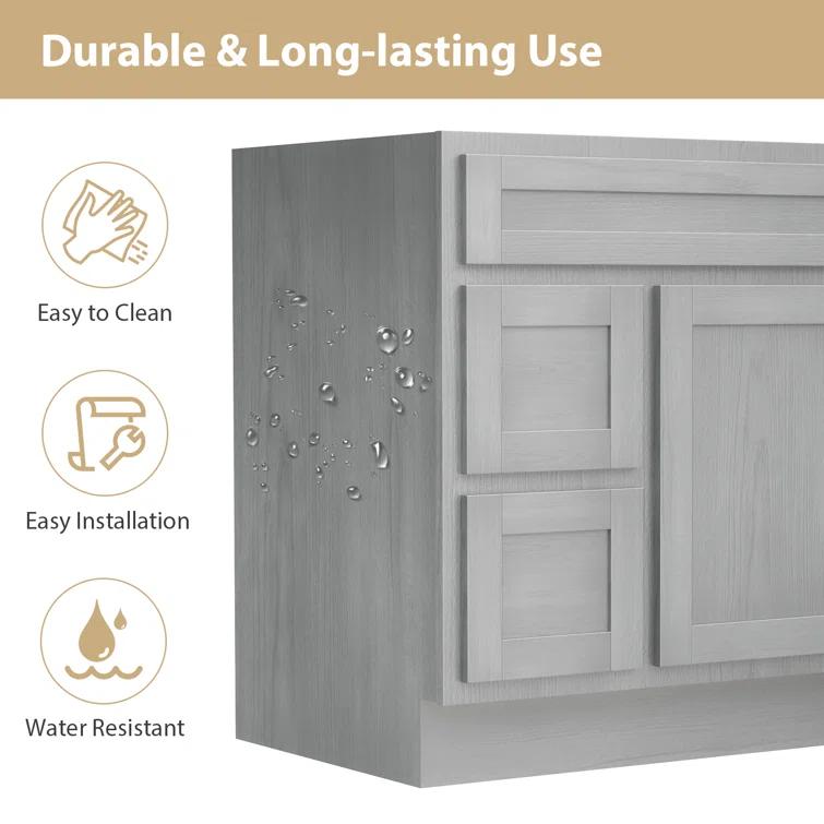 Hibbitts 36" Single Bathroom Vanity Base Only