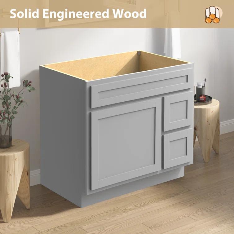 Home Beyond 36'' Single Bathroom Vanity Base Only