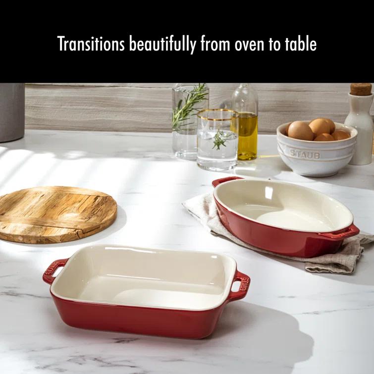 Staub Ceramics 3-pc Mixed Baking Dish Set