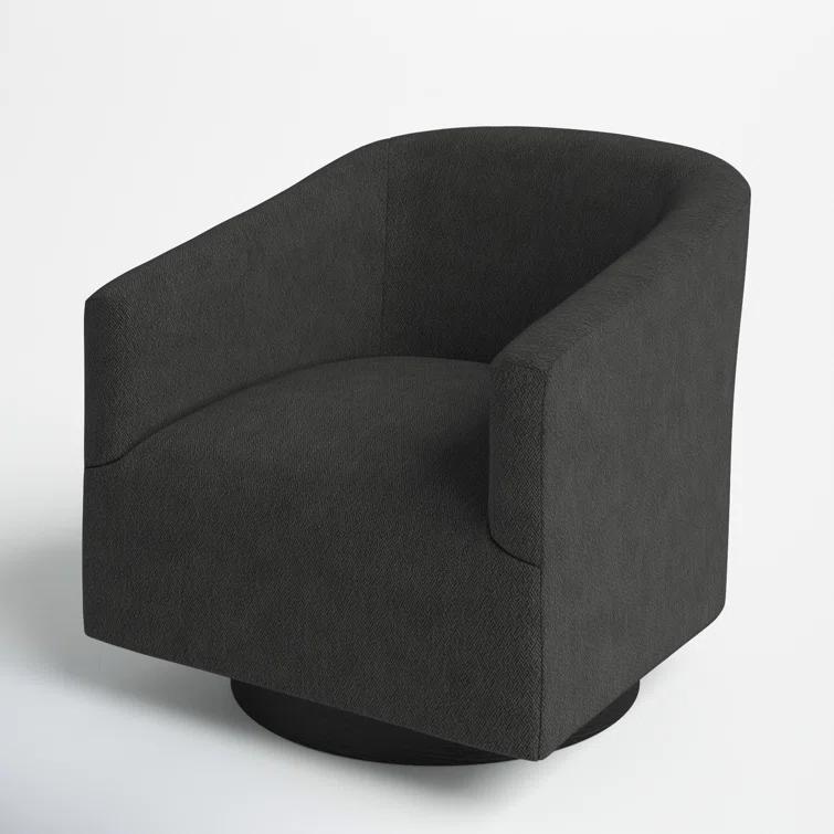 Donovan Upholstered Swivel Barrel Chair