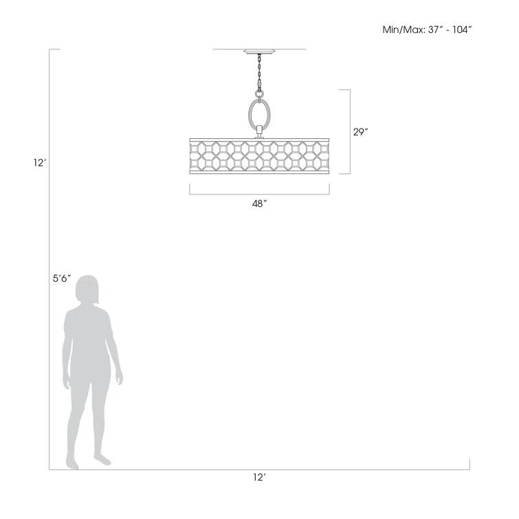Allegretto 5 - Light Drum Chandelier