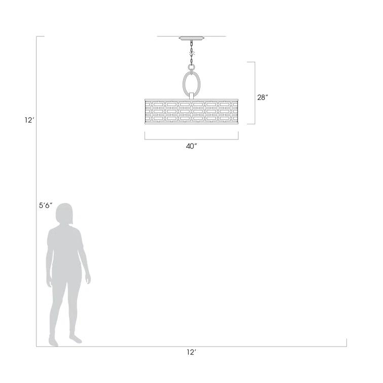 Allegretto 5 - Light Drum Chandelier