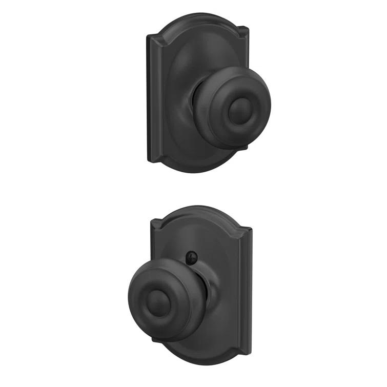 Georgian Passage Knob with Camelot Trim