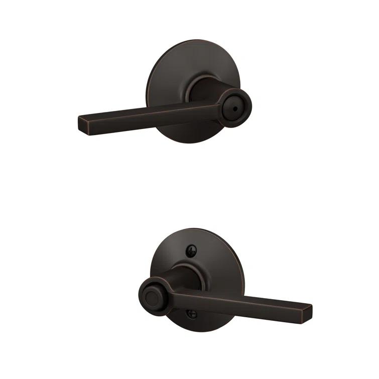 Latitude Lever Bed and Bath Door Lock