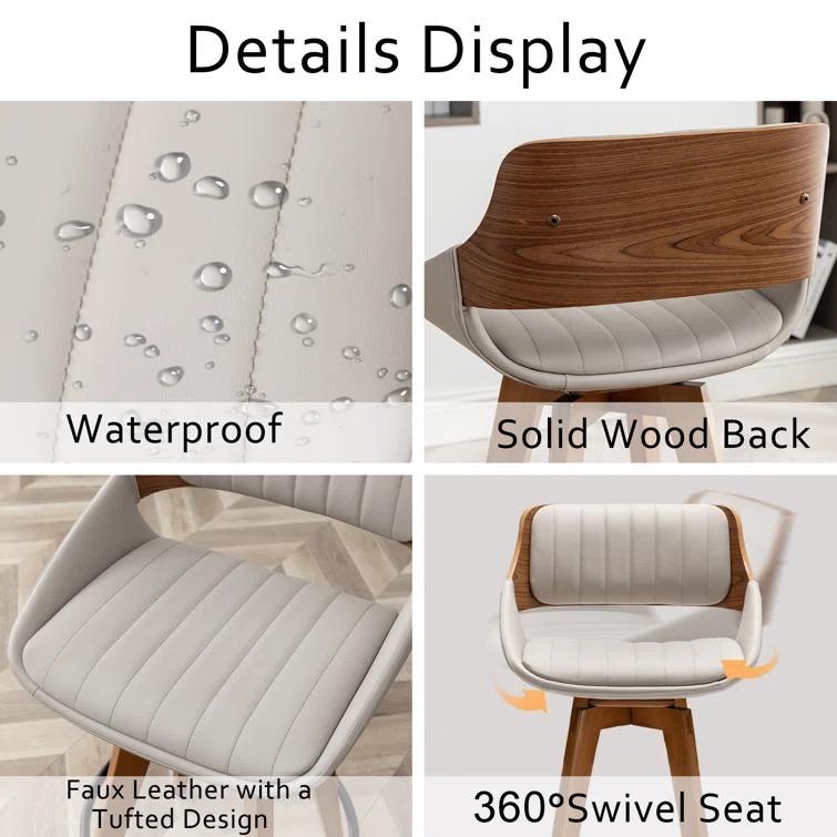 Jobani Swivel Counter Stool