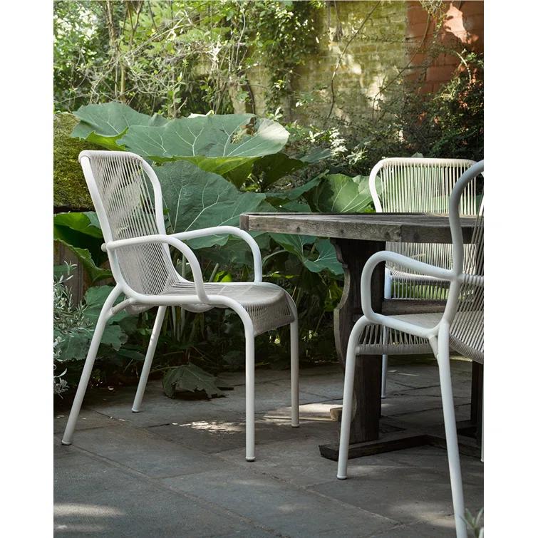 Alsop Indoor / Outdoor Dining Chair - Beige/Stone White