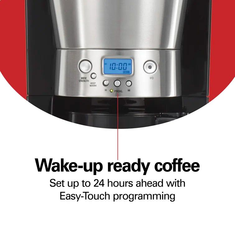 Hamilton Beach® Programmable Coffee Maker 12 Cup Capacity