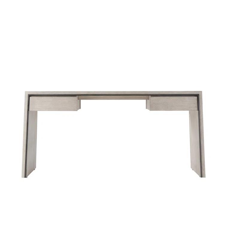 Isola Solid Wood Top Writing Desk
