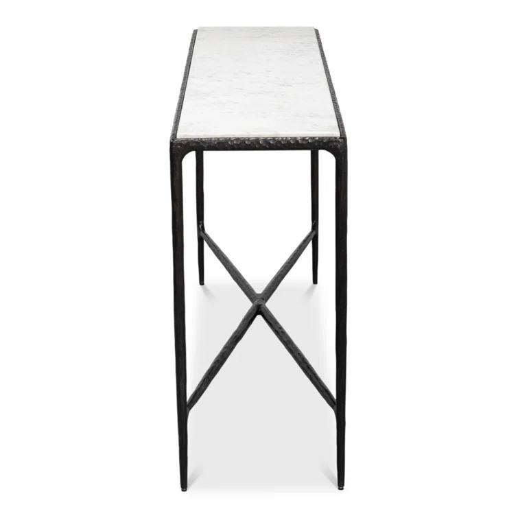 Sarreid Ltd Dakor 58'' Marble Top Console Table