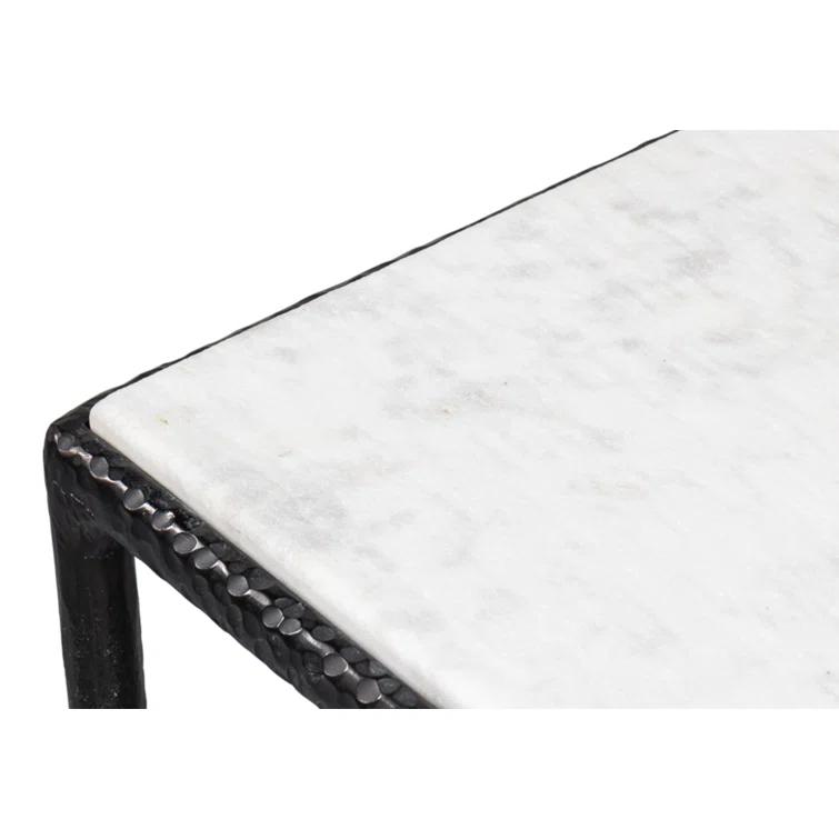 Sarreid Ltd Dakor 58'' Marble Top Console Table