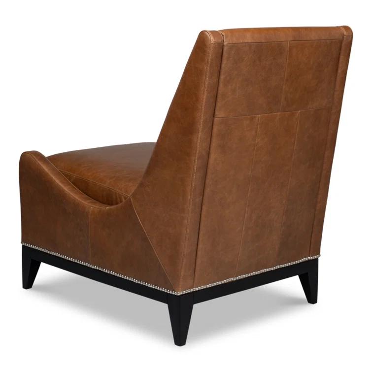 Sarreid Ltd Brandy Leather Armchair