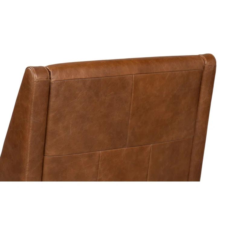 Sarreid Ltd Brandy Leather Armchair