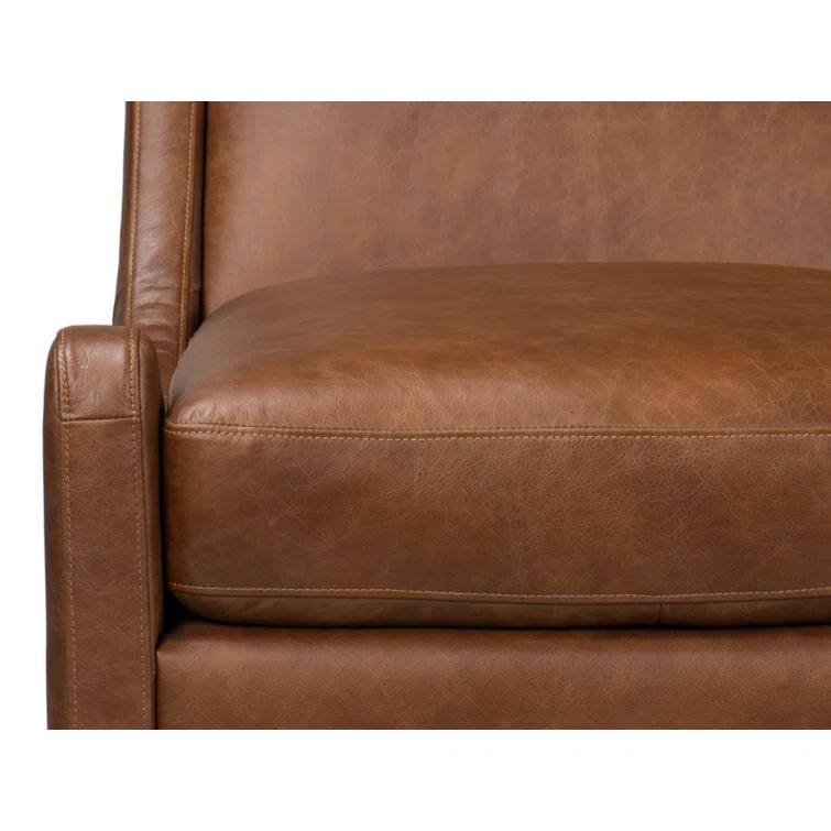 Sarreid Ltd Brandy Leather Armchair