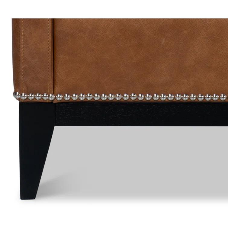 Sarreid Ltd Brandy Leather Armchair
