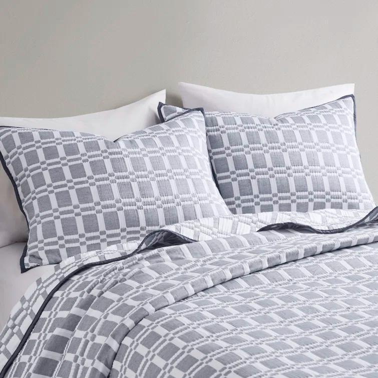 510 Design Harlow 3 Piece Reversible Matelasse Coverlet Set