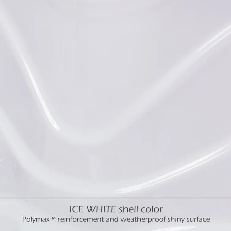 Buenospa New York 6 - Person 49 - Jet Acrylic Square Hot Tub with Ozonator and Cover in White