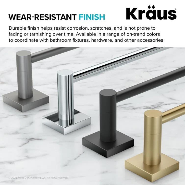 Ventus 25.38" Wall Mounted Towel Bar