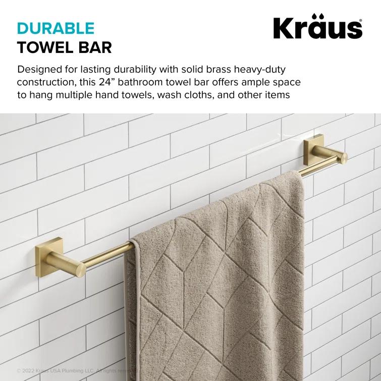 Ventus 25.38" Wall Mounted Towel Bar
