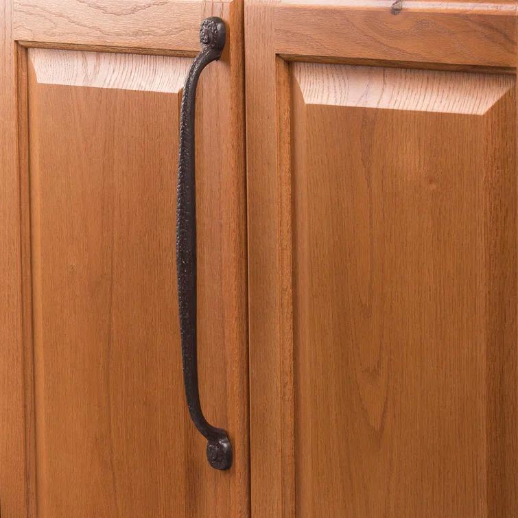 Refined Rustic Kitchen Cabinet Handles, Solid Core Drawer Pulls for Cabinet Doors