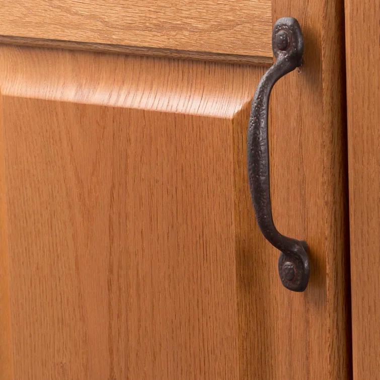 Refined Rustic Kitchen Cabinet Handles, Solid Core Drawer Pulls for Cabinet Doors