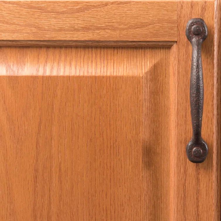 Refined Rustic Kitchen Cabinet Handles, Solid Core Drawer Pulls for Cabinet Doors
